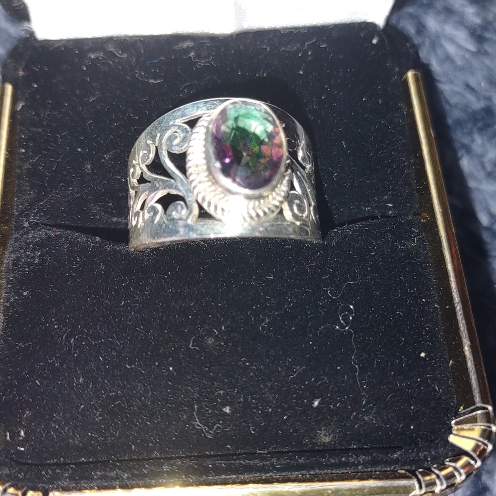 Mystical Ring On Silver